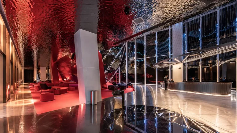 Water Ripple Metal Sheets for Restaurant Ceiling Design